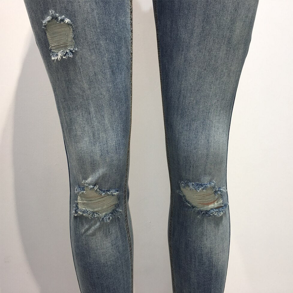 Melody Spray On Jeans 3 Colors Skinny Stretch Jeans For Men Denim Wash Broken Ripped Jeans Fashion Brand Biker Jeans Men Clothes