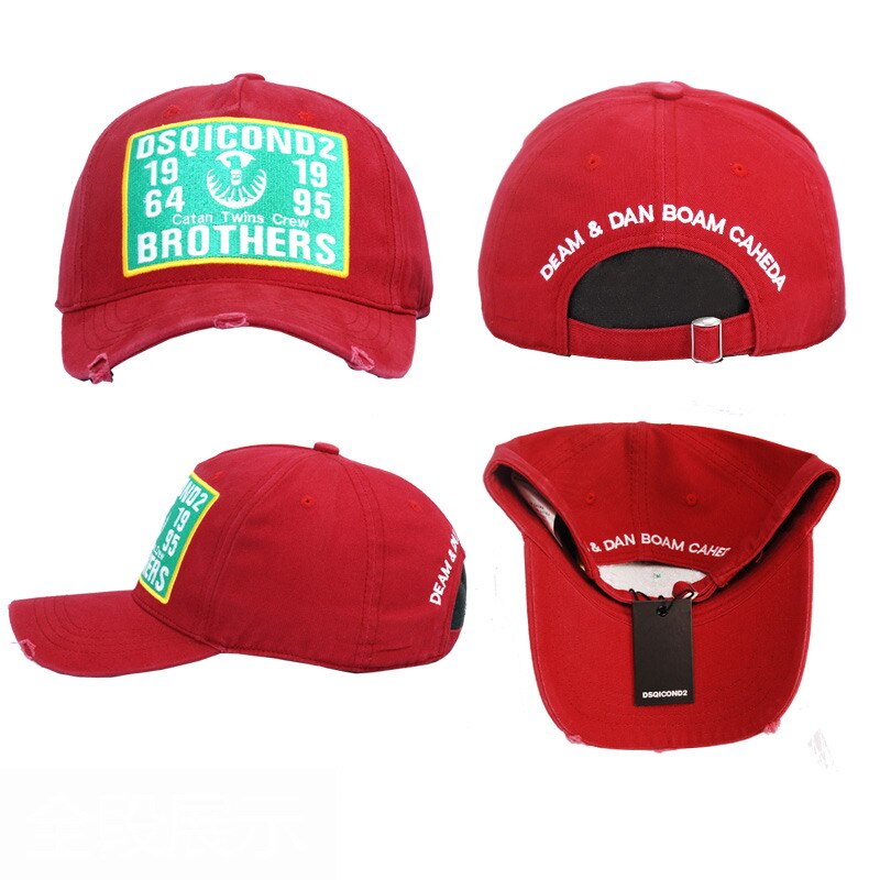 DSQICOND2 Baseball Caps DSQ Letters High Quality Men Women Winter Cap Custom Design ICON Logo Bonnet Casual Homme Dad Hat