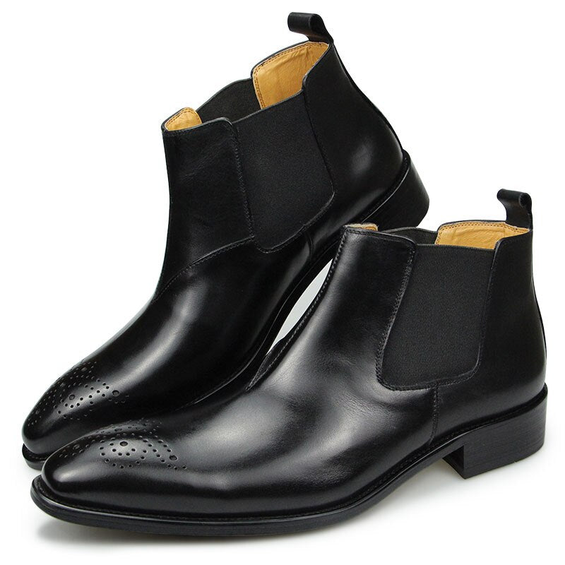 Leather chelsea sale ankle boots