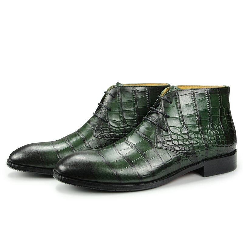 Luxury Martin Ankle Lace Up Boots