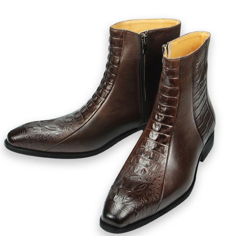 Genuine Leather Mens Boots