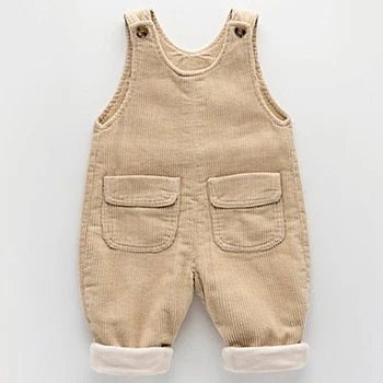 1 2 3 4 jahre Kleinkind Mädchen Jungen Overalls Herbst Winter Verdicken Warme Cord Overall Baby Strampler Kinder Hosen Geburtstag präsentieren - Blockshop.store