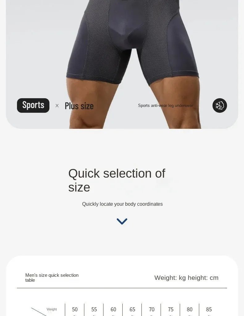 1 Stück Herren lange Boxer Unterwäsche Mann sexy u konvexe Mesh atmungsaktive Höschen verlängert verschleiß feste Beine Männer Boxershorts plus Größe - Blockshop.store