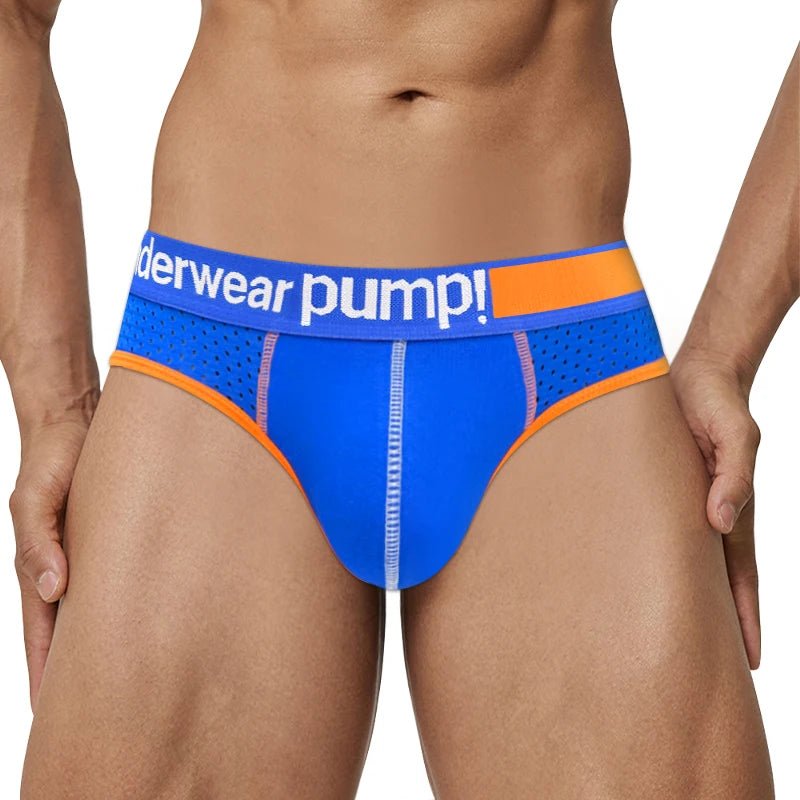 1/2/3PCS Sexy Männer Unterwäsche Slips Mesh Atmungsaktive Dessous Mann Unterhose Bikini Kurze Suspensorium Baumwolle beutel Höschen Homosexuell Kurze - Blockshop.store