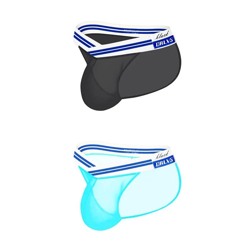 1/2/3PCS Transparent Mesh männer High - cut Briefs Ultra - dünne Sexy Männer Höschen Atmungsaktive herren Bikini Unterhose Homosexuell Mann Unterwäsche - Blockshop.store