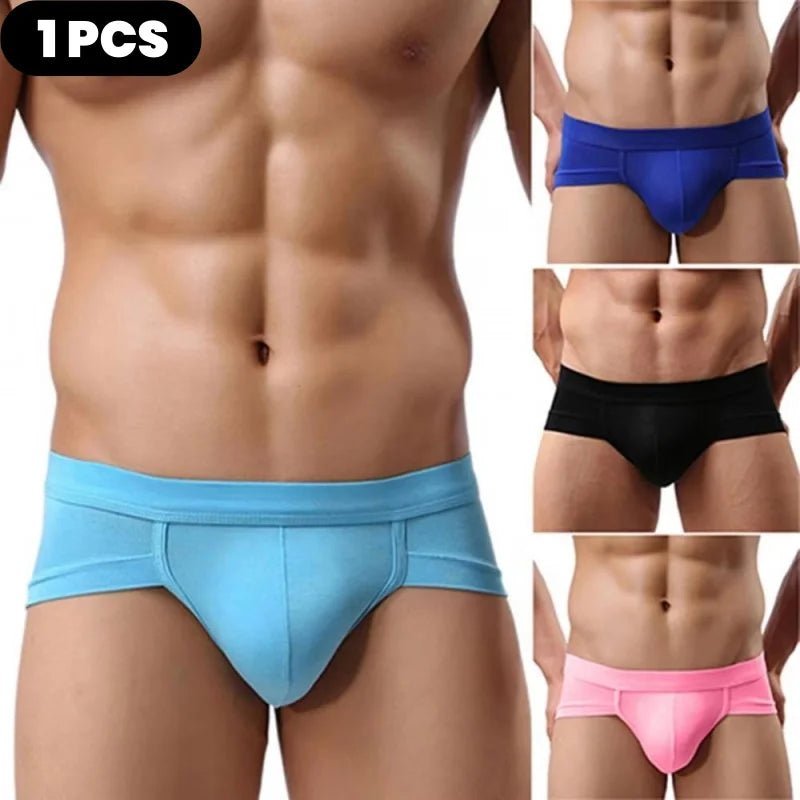 1PC Sexy Männer Slips Unterwäsche Herren Höschen Modal Ropa Interior Hombre Slip Männlichen Calzoncillos Atmungsaktive U Ausbuchtung Beutel unterhose - Blockshop.store