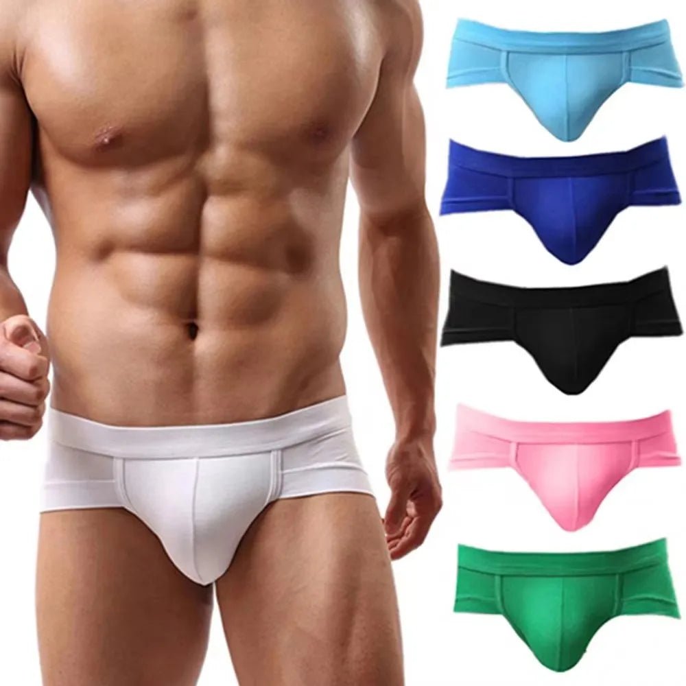 1PC Sexy Männer Slips Unterwäsche Herren Höschen Modal Ropa Interior Hombre Slip Männlichen Calzoncillos Atmungsaktive U Ausbuchtung Beutel unterhose - Blockshop.store