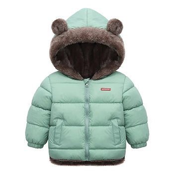 2 3 4 5 6 jahre Nette Ohren Winter Mädchen Jacke Herbst Halten Warme Jungen Oberbekleidung Mit Kapuze Zipper Weihnachten Geburtstag geschenk Kinder Kleidung - Blockshop.store