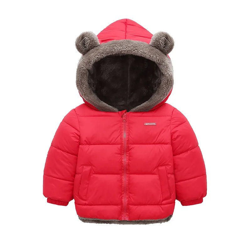 2 3 4 5 6 jahre Nette Ohren Winter Mädchen Jacke Herbst Halten Warme Jungen Oberbekleidung Mit Kapuze Zipper Weihnachten Geburtstag geschenk Kinder Kleidung - Blockshop.store