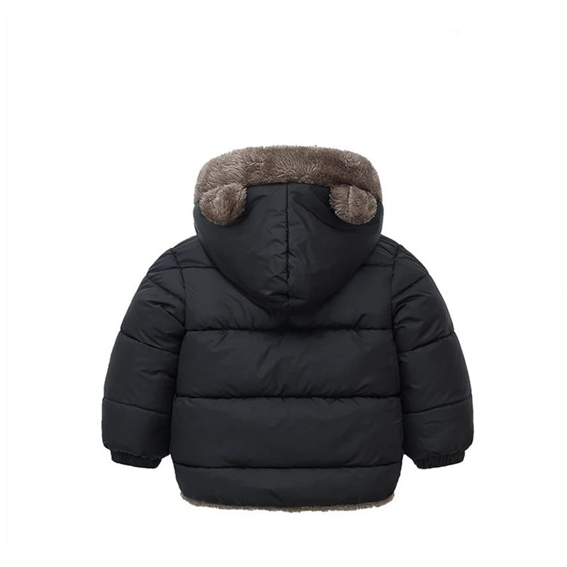 2 3 4 5 6 jahre Nette Ohren Winter Mädchen Jacke Herbst Halten Warme Jungen Oberbekleidung Mit Kapuze Zipper Weihnachten Geburtstag geschenk Kinder Kleidung - Blockshop.store