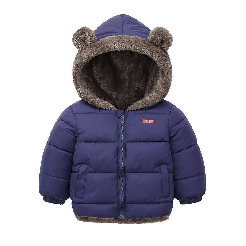 2 3 4 5 6 jahre Nette Ohren Winter Mädchen Jacke Herbst Halten Warme Jungen Oberbekleidung Mit Kapuze Zipper Weihnachten Geburtstag geschenk Kinder Kleidung - Blockshop.store