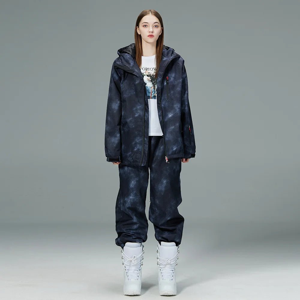 2024 neue Cool Star Ski Anzug Männer Frauen Winter Thermische Wasserdicht Winddicht Ski Outfit Berg Schneeanzug Snowboarden Set - Blockshop.store