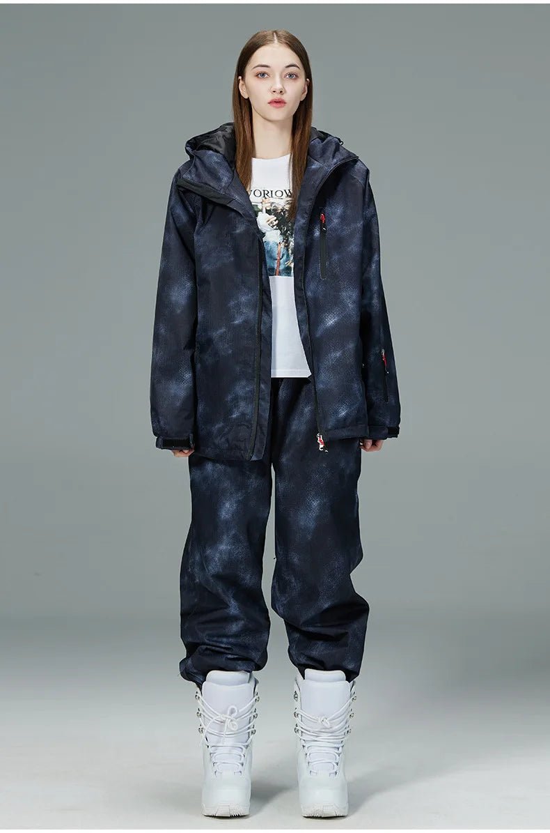 2024 neue Cool Star Ski Anzug Männer Frauen Winter Thermische Wasserdicht Winddicht Ski Outfit Berg Schneeanzug Snowboarden Set - Blockshop.store