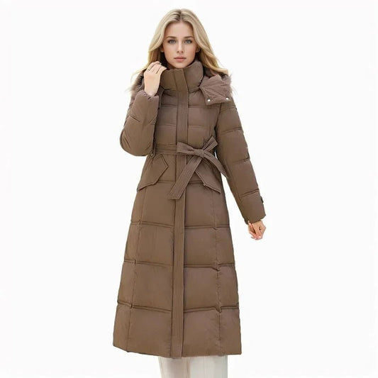 2024 neue Winter Frauen lange Parkas Taschen dicke warme Kapuze Daunen Baumwoll mantel weibliche lose Puffer Jacken wind dichten Schnee mantel - Blockshop.store