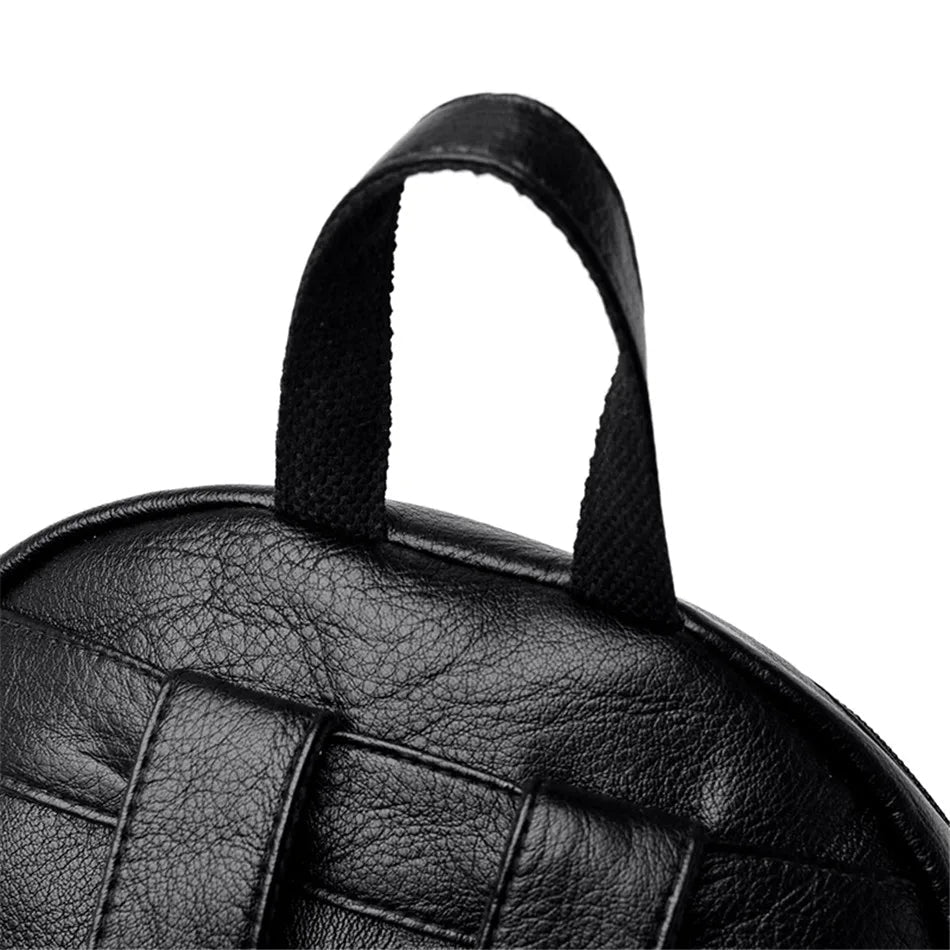 2024 weibliche Leder rucksäcke hochwertige Damen rucksäcke Luxus designer große Kapazität lässig Tages rucksack Mädchen Mochi las sac a dos - Blockshop.store