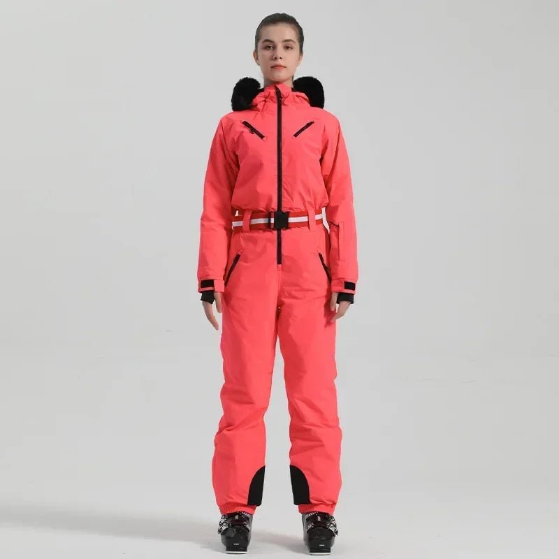 2025 neue einteilige Ski anzug Outdoor Winter wasserdicht wind dicht Ski Schnee setzt solide thermische Snowboard Overalls Frauen Männer - Blockshop.store