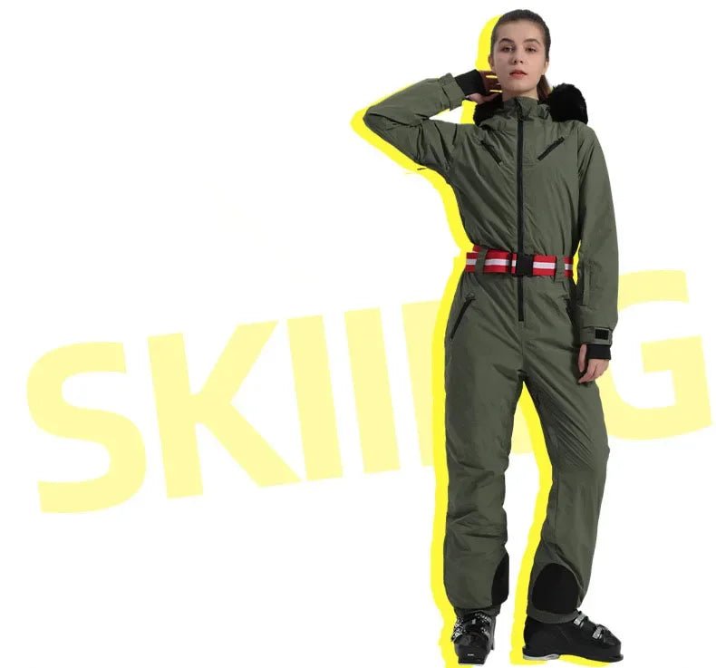 2025 neue einteilige Ski anzug Outdoor Winter wasserdicht wind dicht Ski Schnee setzt solide thermische Snowboard Overalls Frauen Männer - Blockshop.store