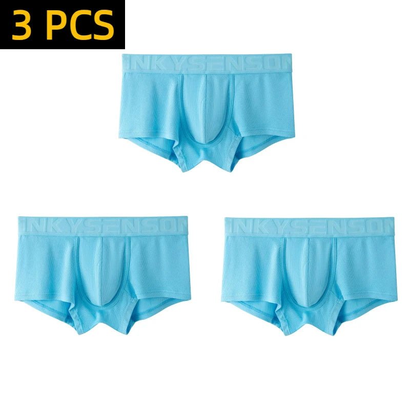 /3pcs neue Herren unterwäsche Herren Mid Taille Modal Thread atmungsaktive Viereck Shorts weiche und haut freundliche bequeme Boxer - Blockshop.store