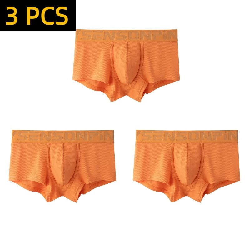 /3pcs neue Herren unterwäsche Herren Mid Taille Modal Thread atmungsaktive Viereck Shorts weiche und haut freundliche bequeme Boxer - Blockshop.store