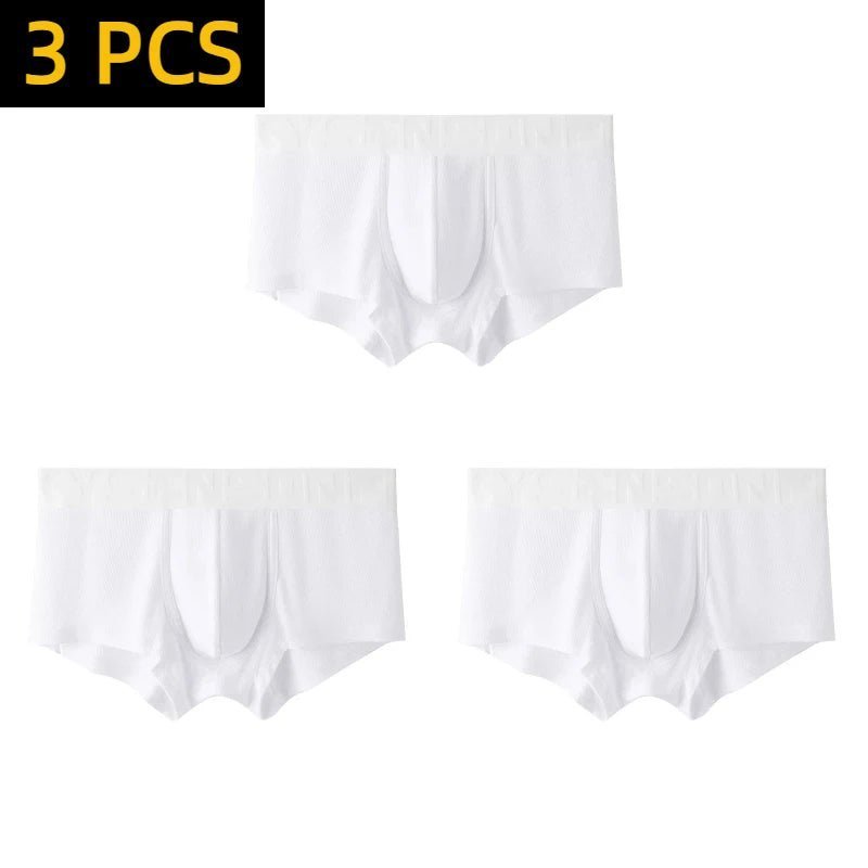 /3pcs neue Herren unterwäsche Herren Mid Taille Modal Thread atmungsaktive Viereck Shorts weiche und haut freundliche bequeme Boxer - Blockshop.store