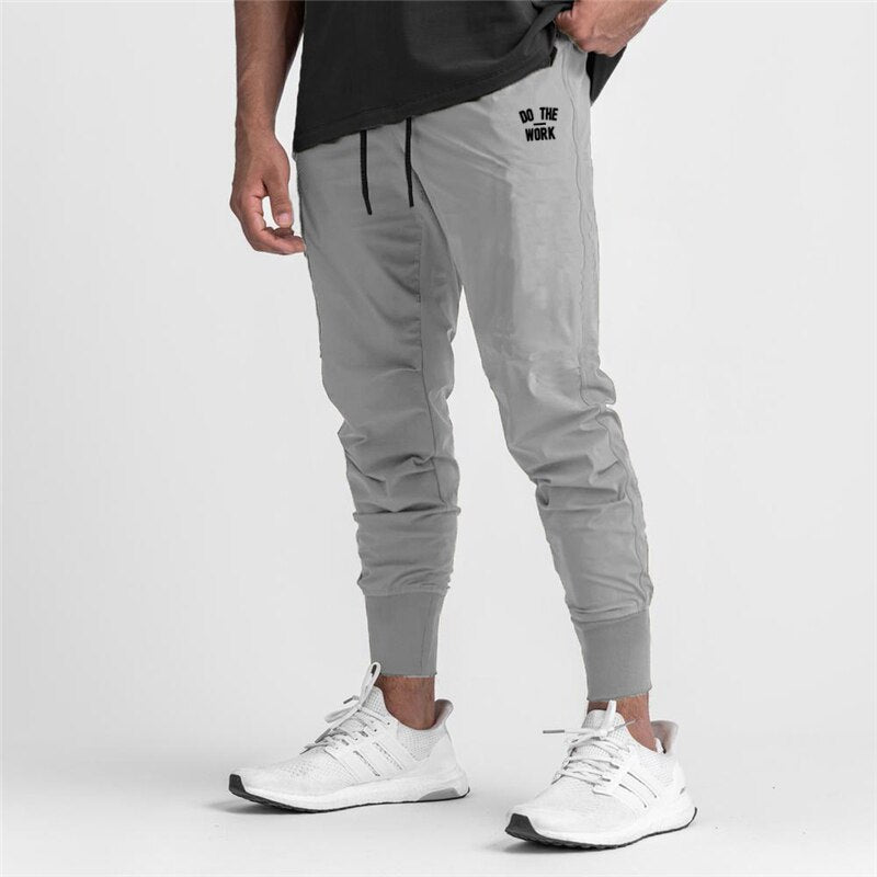 Joggers Sweatpants Men Casual Skinny Pants Beam Mouth Trousers Male Track Pants Gym Fitness Training Bodybuilding Sports Pant