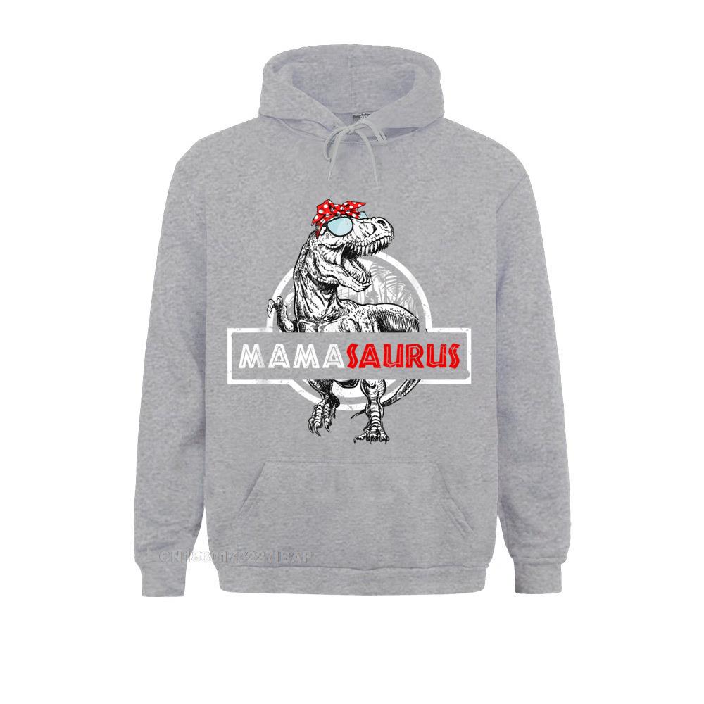 Mamasaurus T Rex Dinosaur Funny Mama Saurus Family Matching Hooded Pullover New Hoodies Sweatshirts For Men Printing Hoods