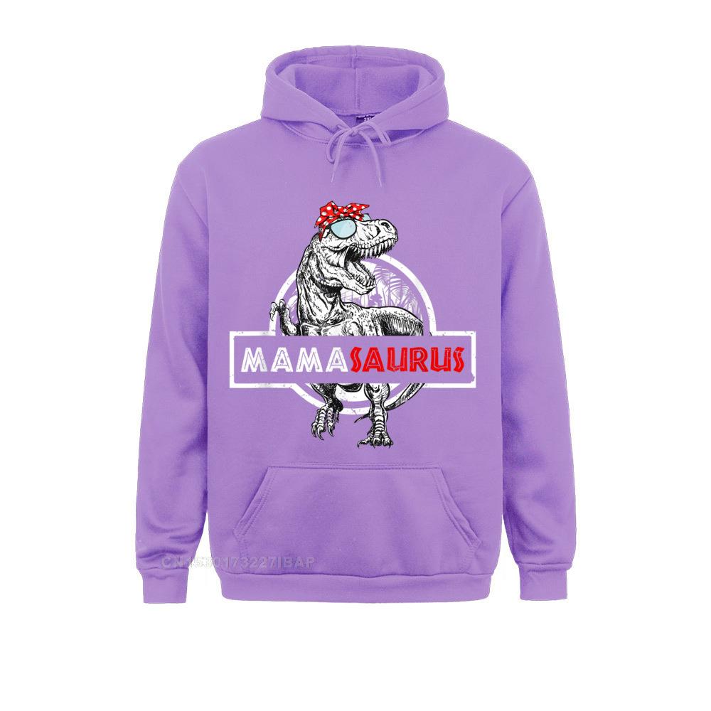 Mamasaurus T Rex Dinosaur Funny Mama Saurus Family Matching Hooded Pullover New Hoodies Sweatshirts For Men Printing Hoods