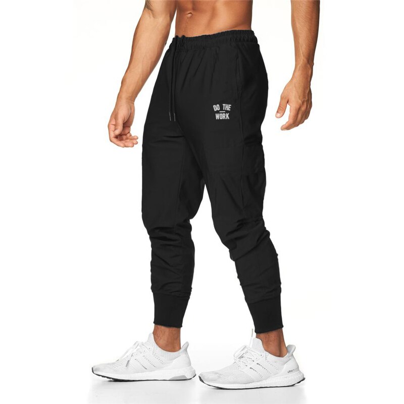 Joggers Sweatpants Men Casual Skinny Pants Beam Mouth Trousers Male Track Pants Gym Fitness Training Bodybuilding Sports Pant