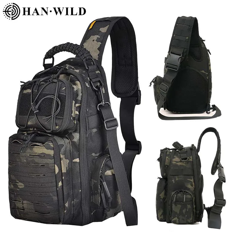 Military Tactical Backpack Camouflage Shoulder Bag Hiking Camping Climbing Daypack  Backpack Hunting Outdoor Large Capacity Bag