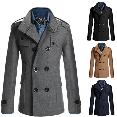 Mrmt 2024 brandneue Herren jacken Woll mantel für Herren Lang anzug Woll wind jacke Herren mantel Oberbekleidung Herren jacke Kleidung