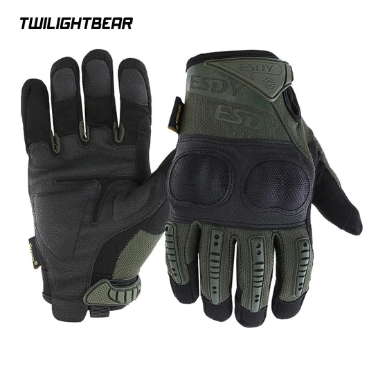 Outdoor Tactical Gloves Hunting Military Men Combat Knuckles Gloves Touch for Shooting Airsoft Painball Motorcyle Riding ME005