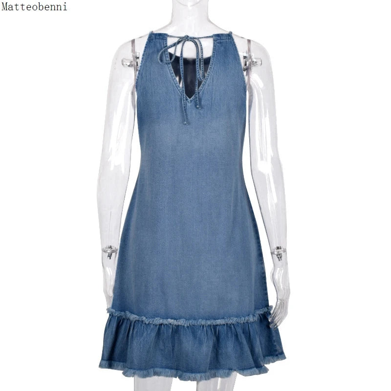 Mini Jeans Kleid