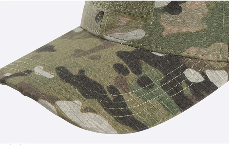 HAN WILD Outdoor Camouflage Adjustable Cap Mesh Tactical Military Army Airsoft Fishing Hunting Hiking Basketball Snapback Hat