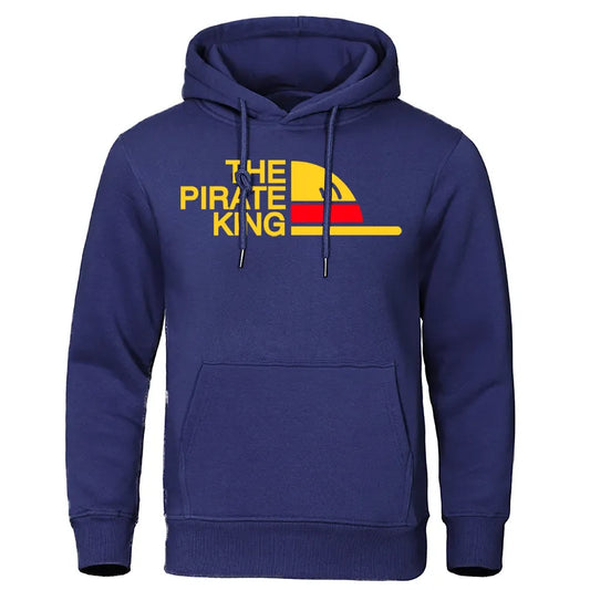 THE PIRATE KING Print Hoodies For Men Fashion Casual Clothes Personality Street Hoody Fleece Breathable Sweatshirt Pocket Hooded