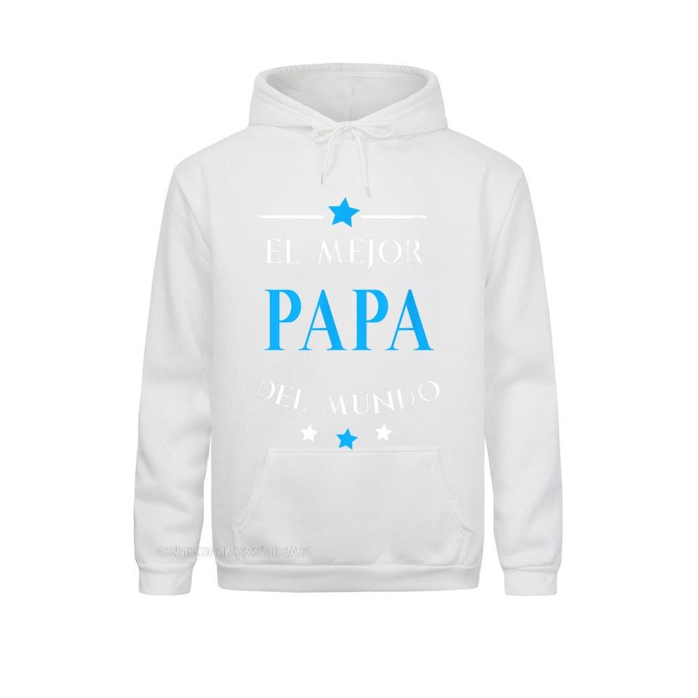 Mens El Mejor Papa Del Mundo Camisa Regalos Para Papa Shirts Newest Party Hoodies Mother Day For Male Preppy Style Sportswears
