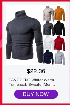 FAVOCENT Winter Warm Rollkragen Pullover Männer Fashion Solid Strick Herren Pullover Casual Männlichen Doppel Kragen Slim Fit Pullover