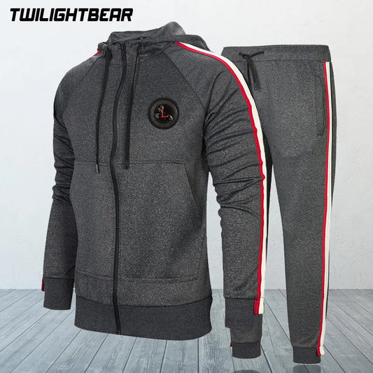 High Quality Men's Hooded Sweatersuits Oversized Sportwear Suit EUR Size Casual Trucksuits Men Clothing Sets AFTZ23