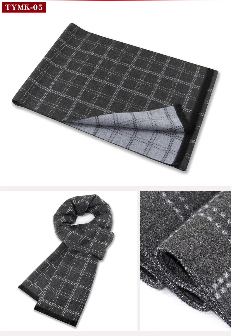 Herren schal Winter warm Kaschmir klassische Schals Plaid Fransen Quasten Business lange Schal Wraps Camping Wanders chal Schal