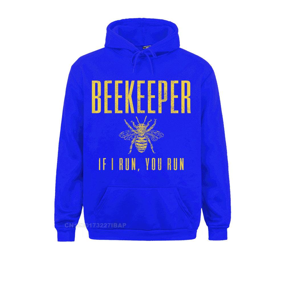 Mens Beekeeper If I Run You Run Funny Beekeeping Beekeeper Hoodie Brand Women Hoodies Family Sweatshirts Long Sleeve Clothes