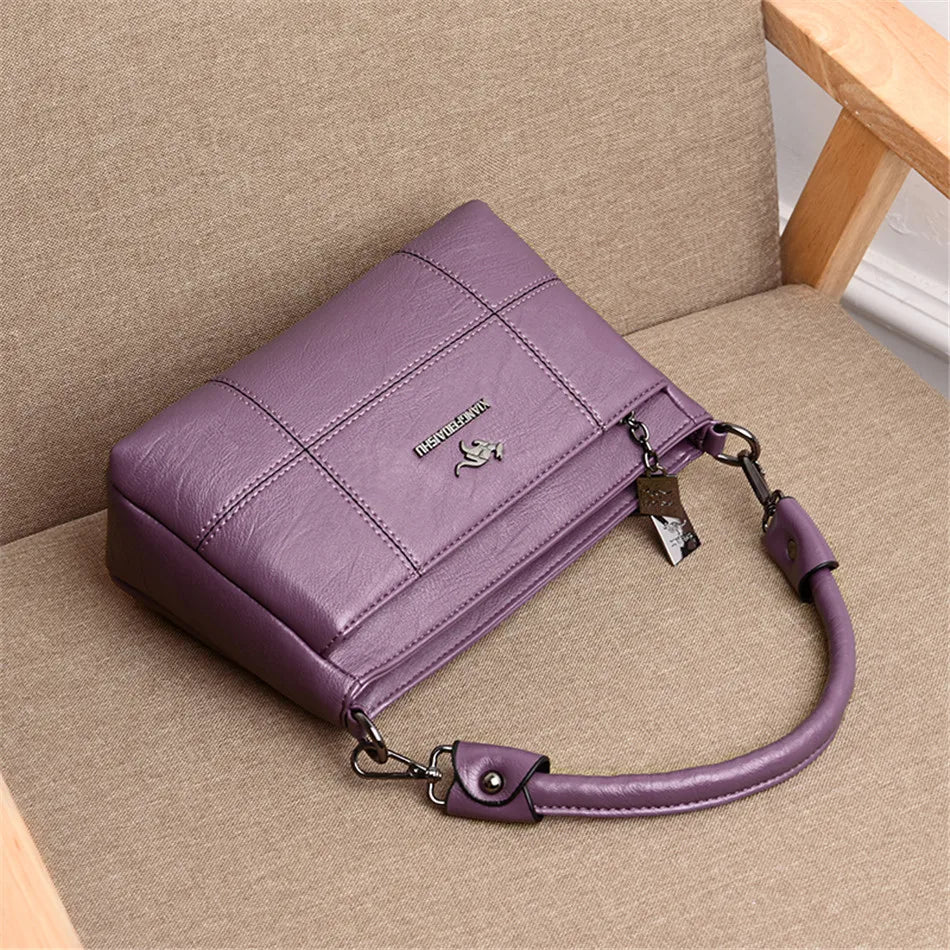 Echtes Leder Luxus Handtaschen Frauen Taschen Designer Umhängetaschen Für Frauen 2024 Schulter Tasche Frauen Handtaschen Sac EIN Haupt Bolsa