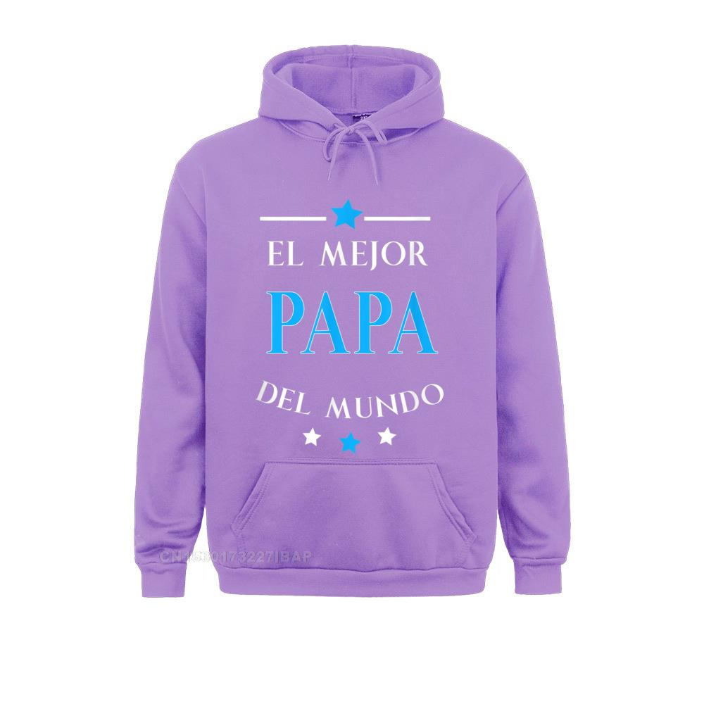 Mens El Mejor Papa Del Mundo Camisa Regalos Para Papa Shirts Newest Party Hoodies Mother Day For Male Preppy Style Sportswears