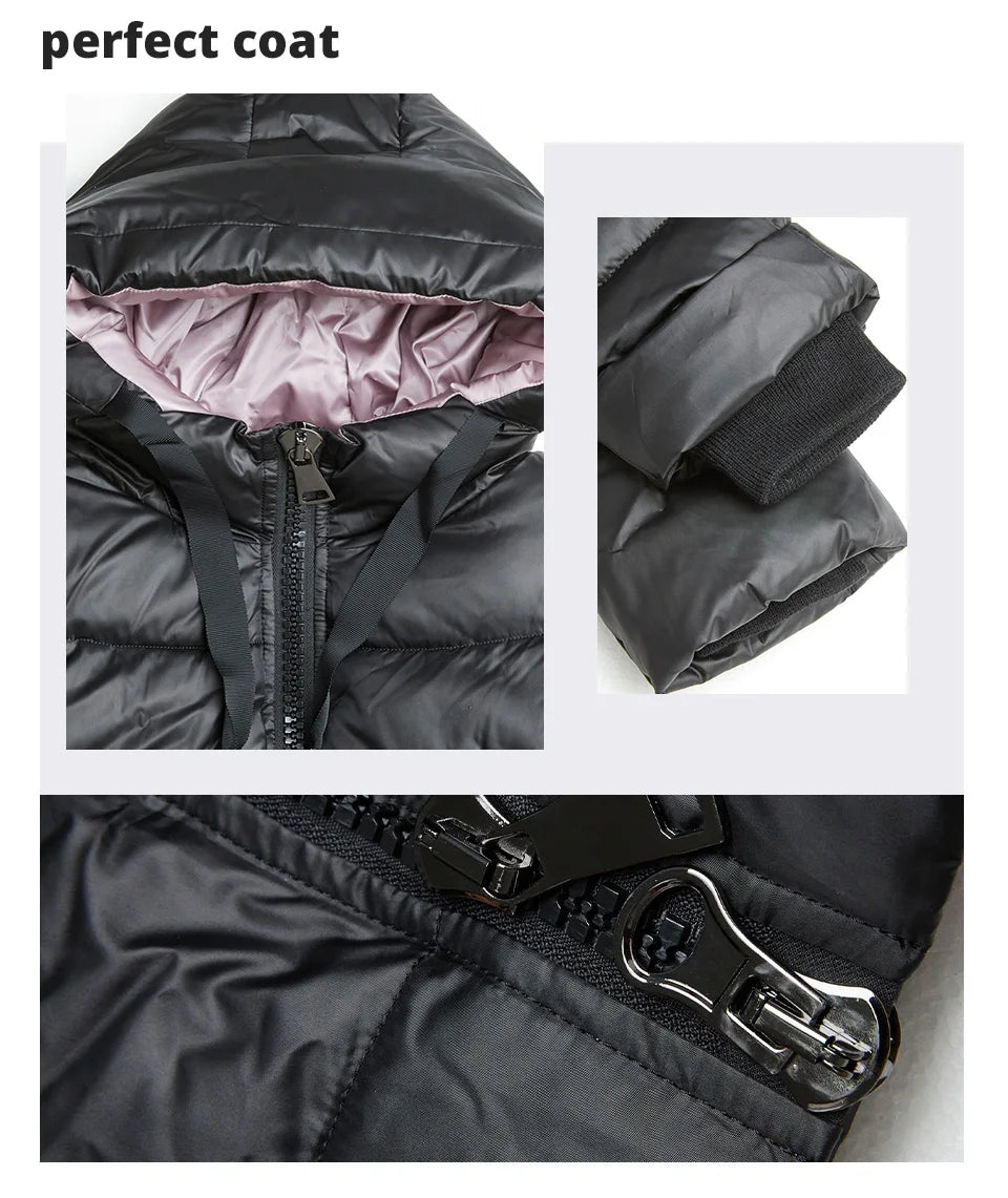 GASMAN Neue 2022 unten jacke weibliche Mode lange Designer frauen winter parka Marke Kontras warme outwear frauen mantel 21792