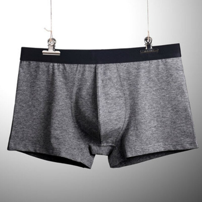 4pcs/lot Men's Underwear Boxers Breathable Cotton Man Boxer Solid Underpants Comfortable Male Panties Brand Shorts Boxer Homme