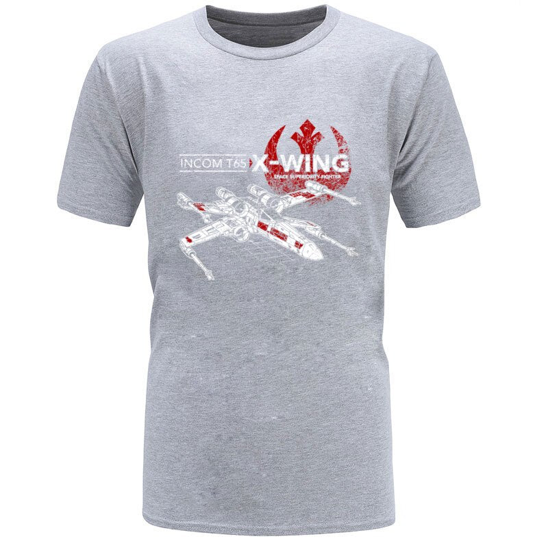 TIE Fighter Leisure Top T Shirt Aircraft Plane Printed Tshirt Men High Quality la camisole Clothes Fashion T Shirt Man