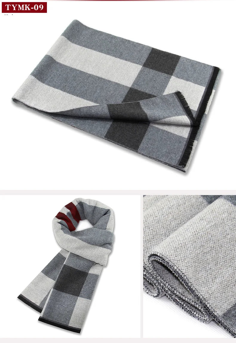 Herren schal Winter warm Kaschmir klassische Schals Plaid Fransen Quasten Business lange Schal Wraps Camping Wanders chal Schal