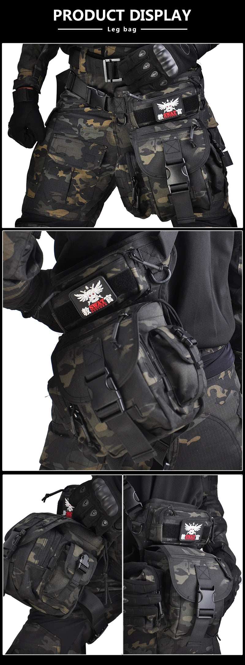 Military Tactical Leg Bag