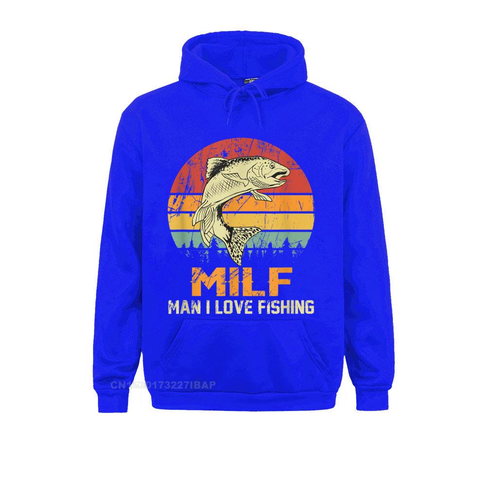 Milf Man I Love Fishing Funny Fish Vintage Outfit Hoodie Novelty Personalized Hoodies Funky Sportswears Men Sweatshirts