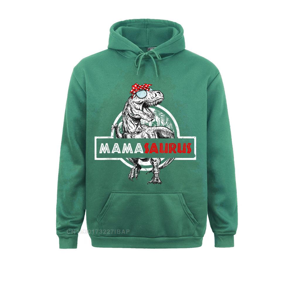 Mamasaurus T Rex Dinosaur Funny Mama Saurus Family Matching Hooded Pullover New Hoodies Sweatshirts For Men Printing Hoods