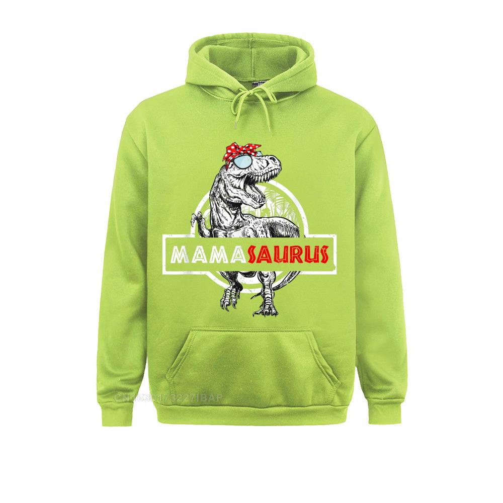 Mamasaurus T Rex Dinosaur Funny Mama Saurus Family Matching Hooded Pullover New Hoodies Sweatshirts For Men Printing Hoods