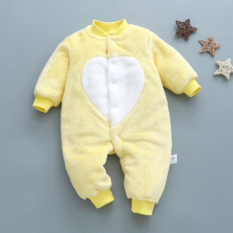 Baby Clothes For Newborn For Spring Winter Infant Jacket For Girls/Boys Baby Jumpsuit Soft Flannel Bebe Romper Baby Girl Clothes